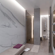 Отделка лестниц керамогранитом в Москве