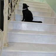 Отделка лестниц декоративной штукатуркой