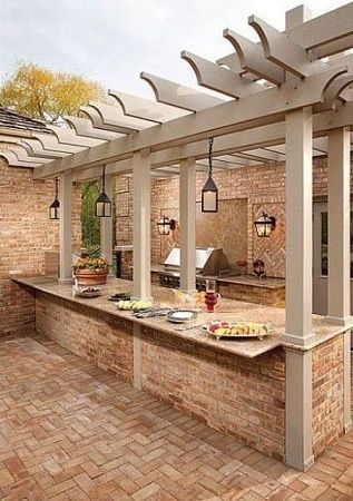 Барбекю комплексы в Санкт-Петербурге - пример выполнения