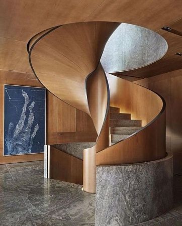 Дизайнерские лестницы в Москве - пример выполнения