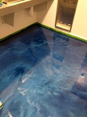 Изготовление эпоксидных наливных полов в Самаре - пример выполнения