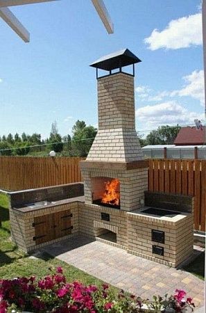 Барбекю комплексы в Санкт-Петербурге - пример выполнения