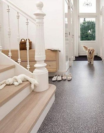 Изготовление полимерных наливных полов для частного дома в Москве - пример выполнения