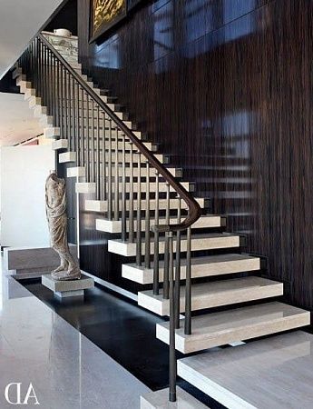 Консольные, парящие лестницы в Краснодаре - пример выполнения