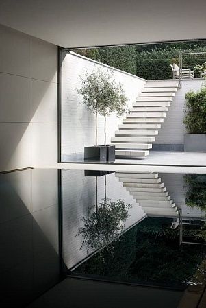 Консольные, парящие лестницы в Краснодаре - пример выполнения