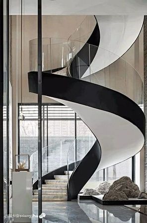 Винтовые лестницы на заказ в Москве - пример выполнения