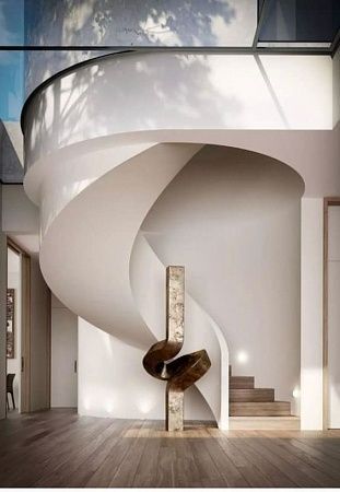 Дизайнерские лестницы в Москве - пример выполнения