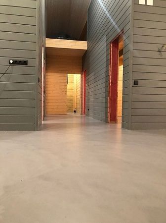 Изготовление полимерных наливных полов в Москве - пример выполнения