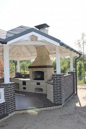 Барбекю комплексы в Санкт-Петербурге - пример выполнения