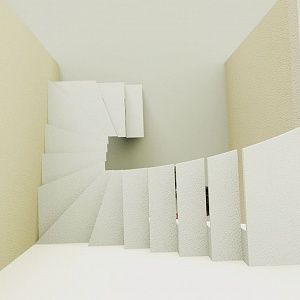 Проект лестницы из бетона