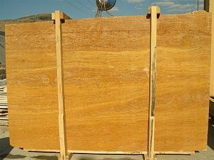 Слэб травертина, натуральный камень