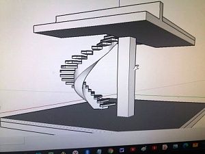 Процесс проектирования лестницы