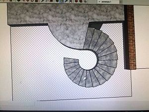 Процесс проектирования лестницы