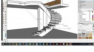 Процесс проектирования лестницы