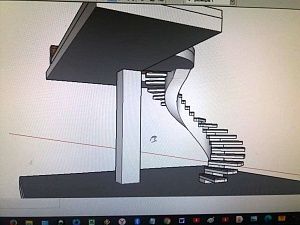 Процесс проектирования лестницы