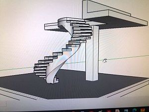 Процесс проектирования лестницы