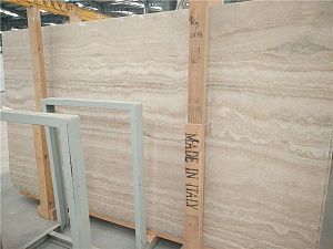 Слэб травертина, натуральный камень